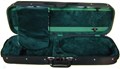 Bobelock 4/4 Size Oblong Wooden Violin Case - Green Interior